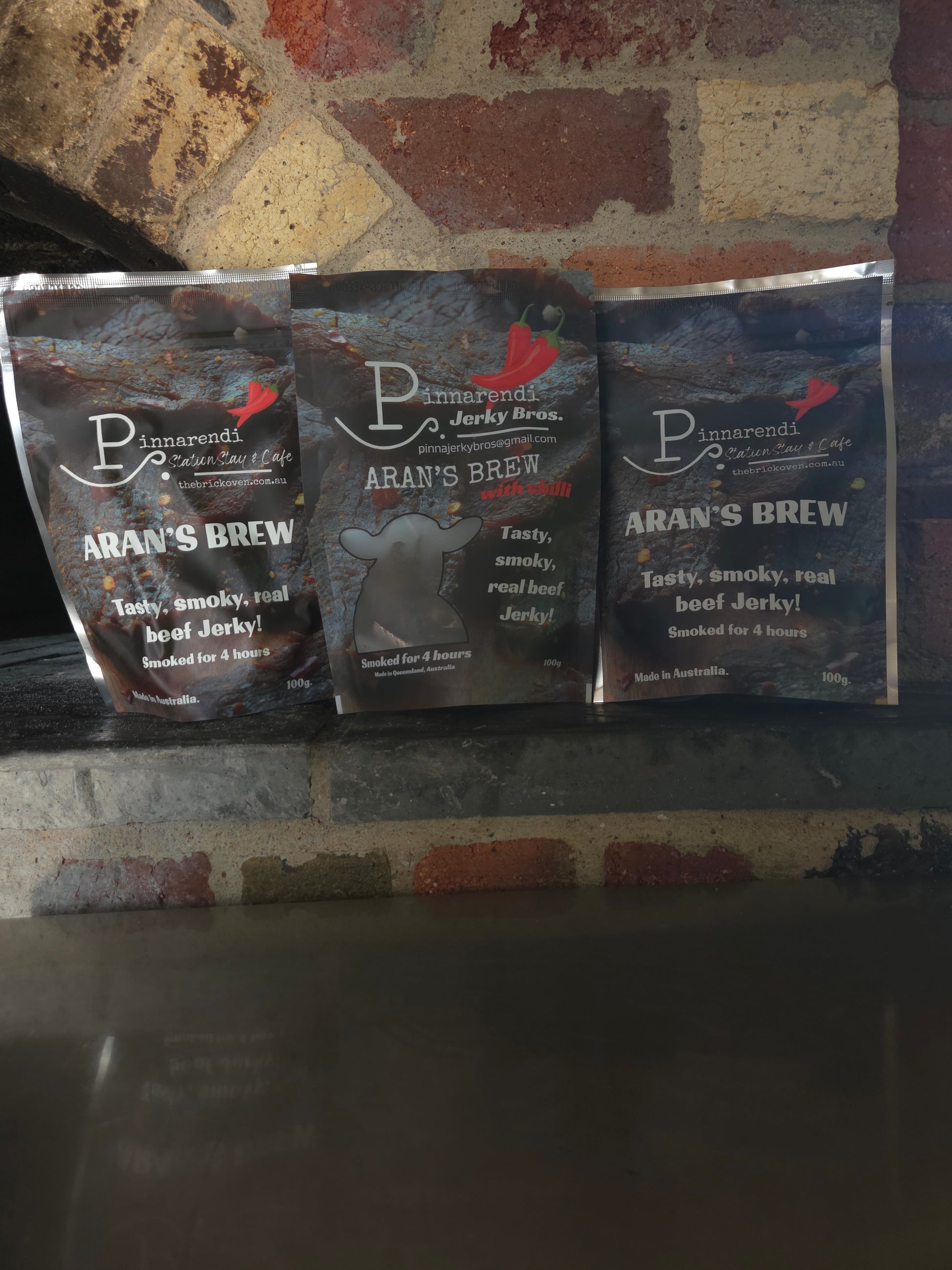Aran's Brew Beef Jerky - Chilli 100g
