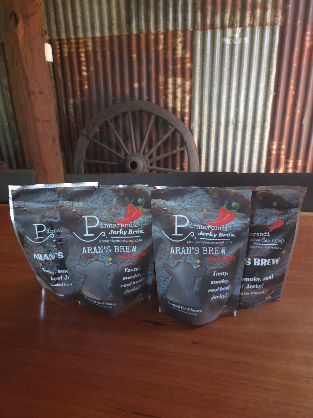 Aran's Brew Beef Jerky - Chilli 100g